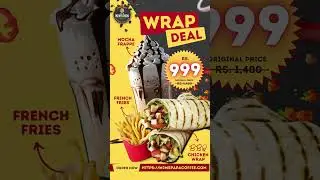 WRAP IT UP FOR JUST RS. 999 | BBQ Chicken Wrap, Golden Fries & Mocha Frappe Magic | #dealofthemonth