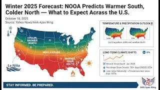 Winter 2025 Forecast: NOAA Predicts Colder North & Warmer South | USA Weather Outlook #USAWinter