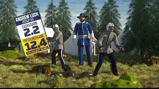 Capt Andrew Luck Animation ESPN Texans vs Colts Wildcard Round