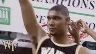 Great Greensboro Moments: Tim Duncan Dominates&nbsp;in 1996 ACC Tournament