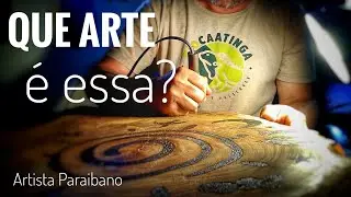 Pirografia Ancestral: Homenagem aos Povos Origin&aacute;rios da Para&iacute;ba (Processo Criativo)