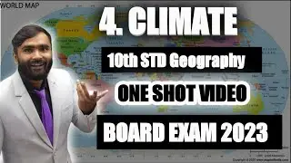 10th Std Geography|4.CLIMATE |One Shot Video|10th Std|Board Exam 2023|Pradeep Giri Sir