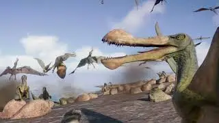 caminando entre dinosaurios. Episodio 4. Gigante del cielo. En jurassic world evolution2