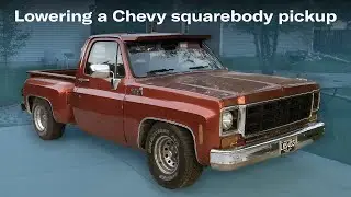 Lowering a Chevy squarebody front suspension | Kyle's Garage - Episode 8