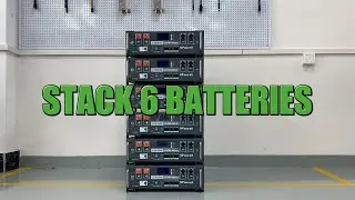 Stacking 6x 48V 100Ah LiFePO4 Batteries (VPauexii) | Modular & Expandable Power Bank
