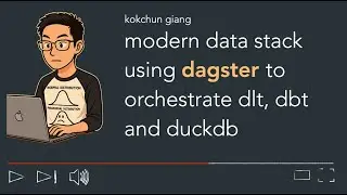 Modern data stack   dagster to orchestrate dlt, dbt and duckdb data pipeline