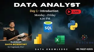 Day 1 Data Analyst Roadmap Intro | SQL, Excel, Tableau, Power BI & Real Projects #PowerBI #SQL #data