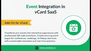 Event Add-On for vCard SaaS | Promote Events with Your Digital Card!