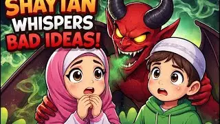 When Shaytan Whispers&hellip; What Should We Do? | Kids Islamic Cartoon