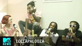Migos on 'Culture 2' Album, Lil Yachty & VMA Nominations at Lollapalooza 2017 | MTV News
