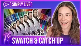 Getting Ready for Spooky Season & Swatching💅 Chat & chill day (11/?) 🔴LIVE