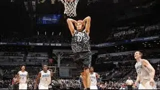 Rudy Gobert Full Highlights at 2015 Rising Stars - 18 Points, 7 Dunks, 12 Rebounds, 3 Blocks