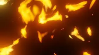 Golden Orange Abstract Flame | Motion Background | Live Wallpaper | Screensaver