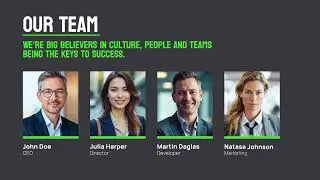 Free Green Technology Corporate History Timeline Business Presentation Slideshow Video-FlexClip