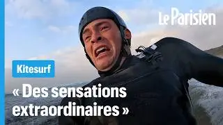 Kitesurf : Cl&eacute;ment raconte son saut record en pleine temp&ecirc;te Goretti