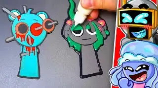 El ARTE de PANQUEQUES SPRUNKI mas INCREIBLE del MUNDO!