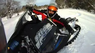 Fresh snow !! Pine stump area