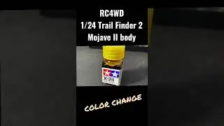RC4WD  1/24 TrailFinder2 - Color Change #rc4wd #trailfinder2 #124scale #mojave #mojave2 #shorts