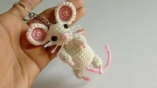 crochet keychain, crochet mouse, cute crochet keychain/@YoModa-re7jk 
