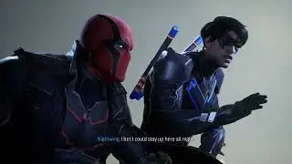 Gotham Knights Nightwing Red Hood Cutscene