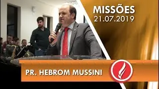 Pr. Hebrom Mussini | Jesus muda vidas | Mateus 9.35 | 21 07 2019