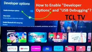A Simple Way to Enable Developer Options and USB Debugging Mode on TCL TV #tcl #smarttv