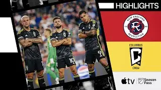 New England Revolution vs. Columbus Crew | Champs Snap Streak! | Full Match Highlights