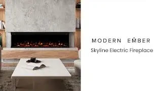 Modern Ember Skyline Electric Fireplace Insert