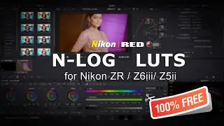 Download and use Nikon ZR Luts for FREE | Cinema LUT Pack from the Description