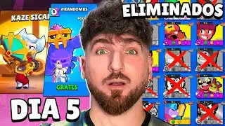 17 BRAWLERS ELIMINADOS !!! SKIN DE POCO GRATIS Y ERROR CON LA SKIN DE KAZE !!! en BRAWL STARS