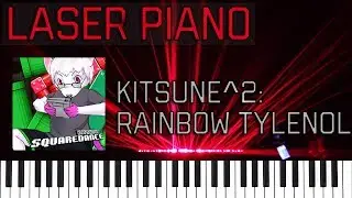 Kitsune^2 - Rainbow Tylenol - Played In Lasers (MIDI Laser Piano)