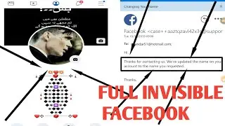 HOW MAKE FULL INVISIBLE FACEBOOK ACCOUNT NEW METHOD 100% WORKING TRICKS || REXNICE TRICKS ||
