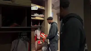 Shedeur seeing his locker for the first time! #browns #nfl