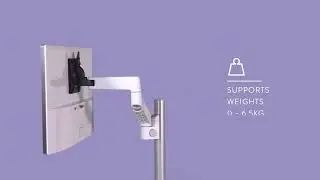 Lima Workspace Monitor Arm - CBS Ergonomics -  WorkArena