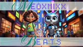 🎧🎹🌆 Meowmixx in the Melody Maze 🐾🌈🌀
