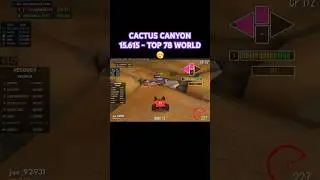 TOP 78 WORLD 😱 CACTUS CANYON &ndash; 15.615 | Trackmania Weekly Shorts Week 34