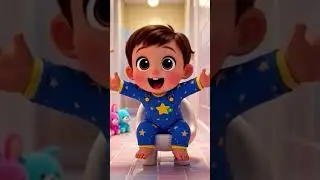 🚽⭐ Baby Gonu is learning potty time!#PottyTraining #BabyGonu #ToddlerLife #LearningFun #KidsRhymes