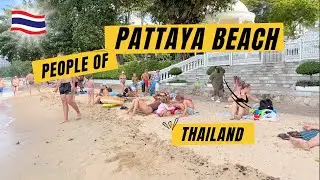 🇹🇭 Pattaya Beach Walking Tour | Thailand Beach Atmosphere