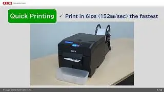 Small Compact Colour Label Printer OKI Pro330S