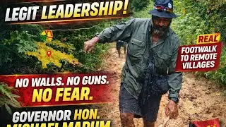 No Guns. No Walls. Just Leadership | Gov. Michael Marum Walks 12 Hours #png #sfy #papuanewguinea