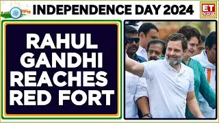 LoP Rahul Gandhi Reaches Red Fort For India's 78th Independence Day Celebrations | Top News