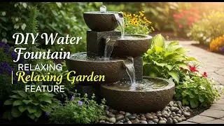 DIY Front Yard Water Fountain | Relaxing Garden Feature