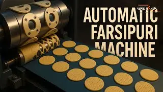 Automatic Farsi Puri Machine - ऑटोमैटिफ़ फ़रसीपुरी मशीन #farsipurimachine #foodmachinery #jackson