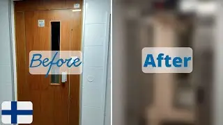 Before & After: 1965 KONE (repl. 2020 KONE Nanospace MRL) elevator @ Vähä Hämeenkatu 6, Turku FIN