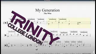 My Generation (2012 Syllabus) Trinity Grade 5 Drums