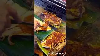 Fresh Stingray Spicy BBQ🐟😋 #delicious #healthy #fish #recipe #streetfood