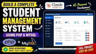 Build a Complete Student Management System (PHP + MySQL) with Claude Code CLI 🚀