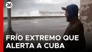 🇨🇺 OLA INVERNAL | La Habana bajo condiciones extremas de frío
