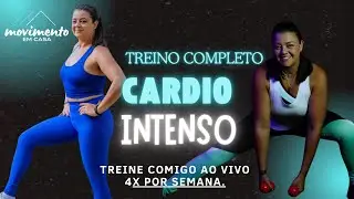 TREINO EM CASA DE CARDIO FUNCIONAL NÍVEL INTENSO 🥵🥵🥵🔥🔥🔥