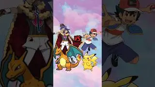 ash vs leon final battle #pokemon #pokemonshorts
